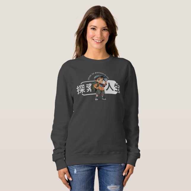 Sweatshirt Explore Life (2) | Femme (Devant entier)