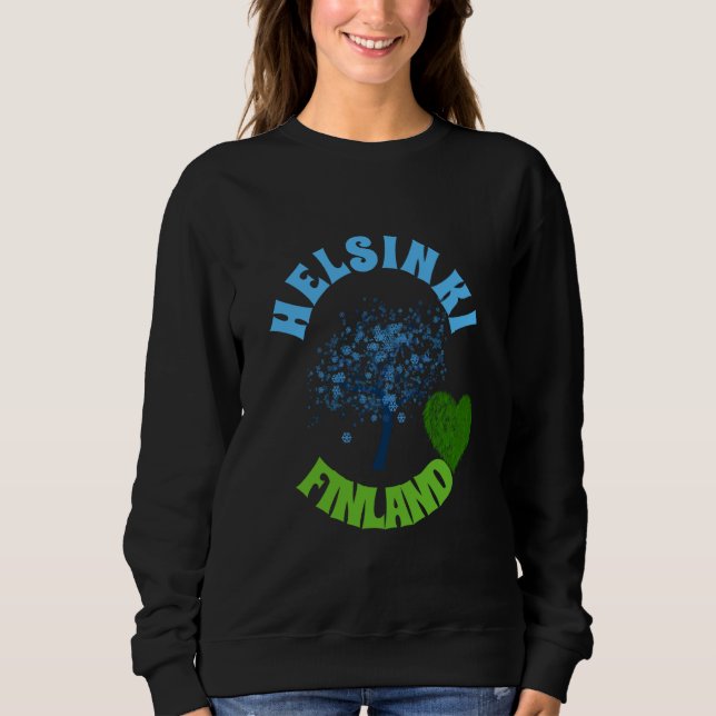 Sweatshirt Explorer Helsinki Finlande (Devant)