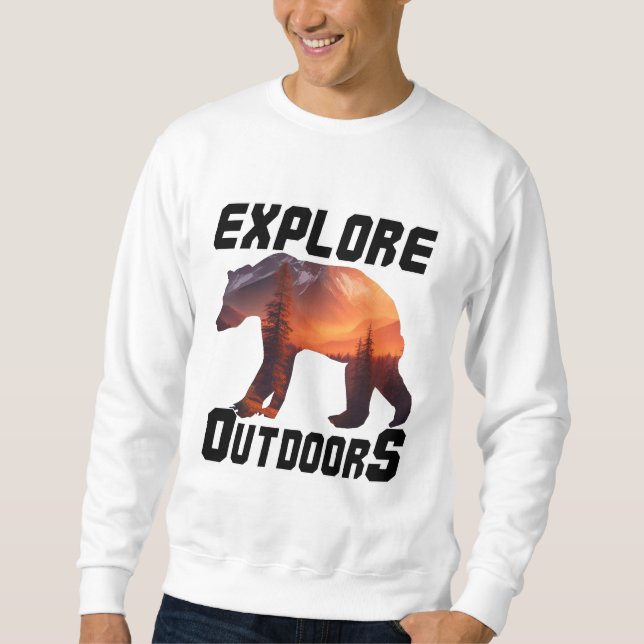 SWEATSHIRT EXPLORER LES PORTES EXTÉRIEURES (Devant)