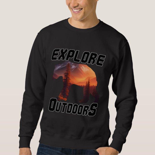 SWEATSHIRT EXPLORER LES PORTES EXTÉRIEURES (Devant)