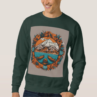 Sweatshirt Explorez le monde : T-shirt Voyage à manches compl