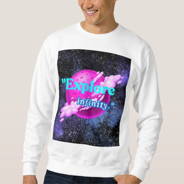 Sweatshirt Explorez l'infinité (Devant)