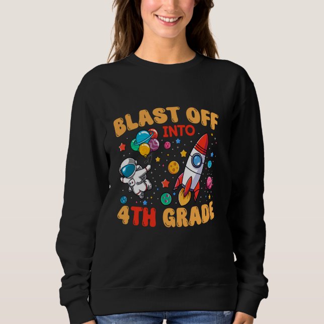 Sweatshirt Exploser Dans Un Amoureux De L'Espace D'Un Astrona (Devant)