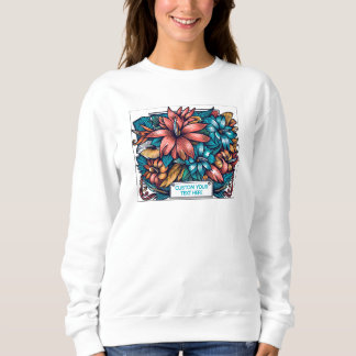 Sweatshirt Explosion florale