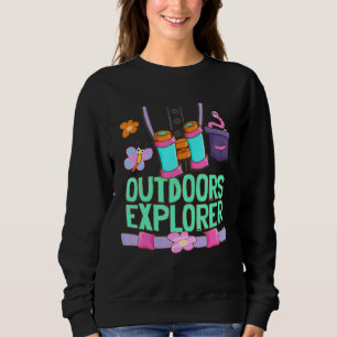 Sweatshirt Extérieur Explorer Zookeeper Bugs Fleurs Safari Gi