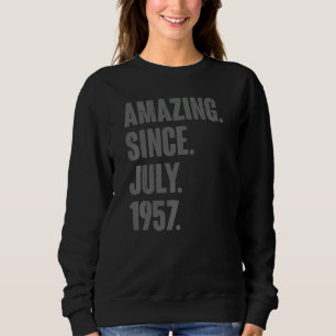 Sweatshirt Extraordinaire depuis juillet 1957 65 ans 65e anni