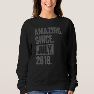 Sweatshirt Extraordinaire depuis juillet 2018 4 ans 4e annive