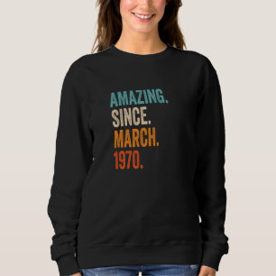 Sweatshirt Extraordinaire depuis mars 1970 53e prime d'annive