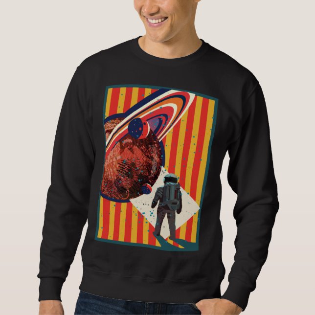 Sweatshirt extraterrestrial  astronaut in space science ficti (Devant)