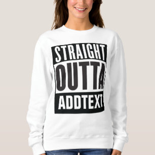Sweatshirt Extrémité droite ajoutez votre texte