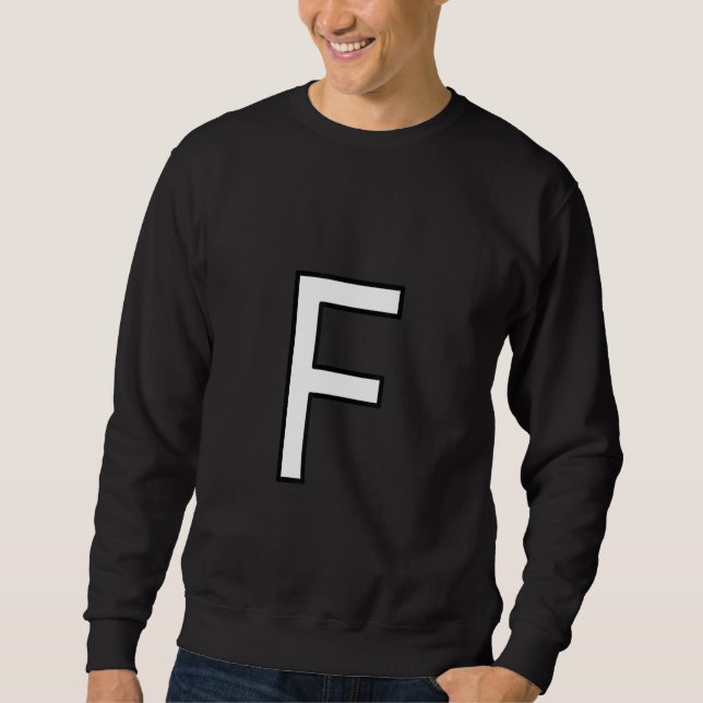 Sweatshirt F Numéro majuscule majuscule majuscule majuscule m (Devant)