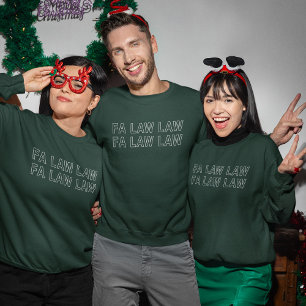 Sweatshirt Fa Law Law avocat drôle blague de Noël