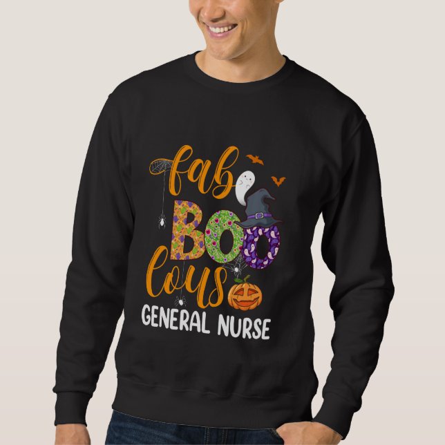 Sweatshirt Fabole Général Infirmière Halloween Fabuleuse Infi (Devant)