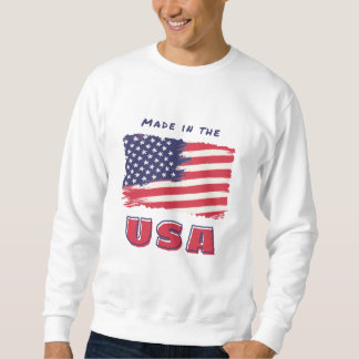 Sweatshirt "Fabriqué aux USA Patriotic Apparel and Accessorie