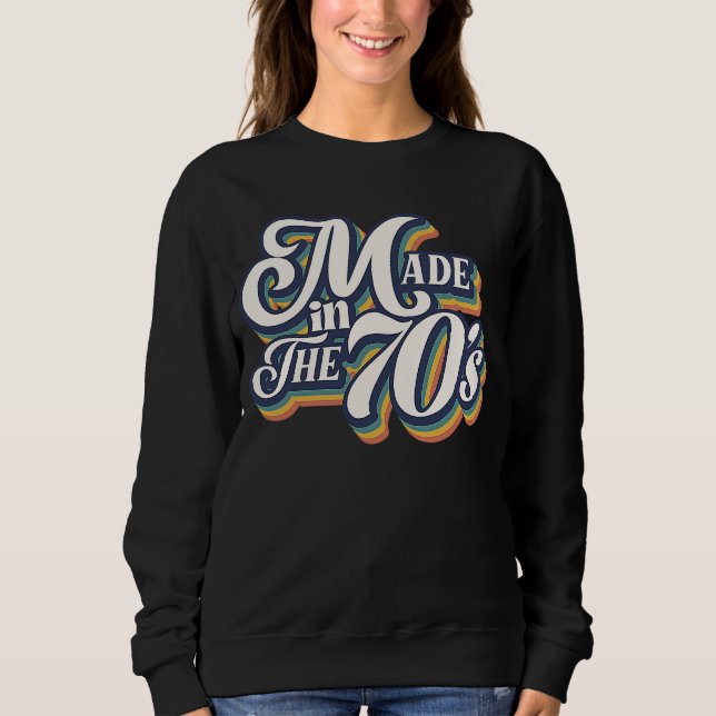 Sweatshirt Fabriqué Dans Le les années 70 (Devant)