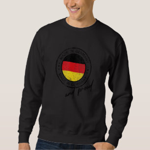 Sweatshirt Fabriqué En Allemagne Ich Liebe Deutschland