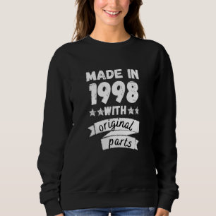 Sweatshirt fabriqués en 1998 avec des pièces originales,