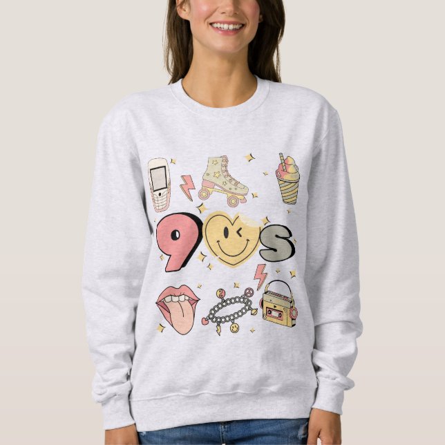 Sweatshirt Fabulous 90s (Devant)