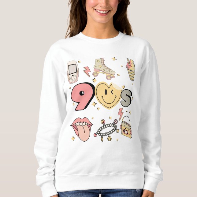 Sweatshirt Fabulous 90s (Devant)