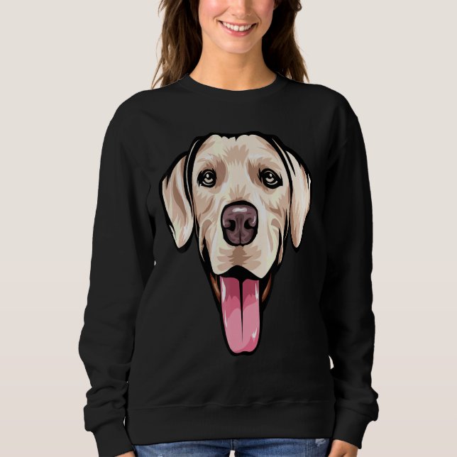 Sweatshirt Face cool Rhodesian Ridgeback (Devant)