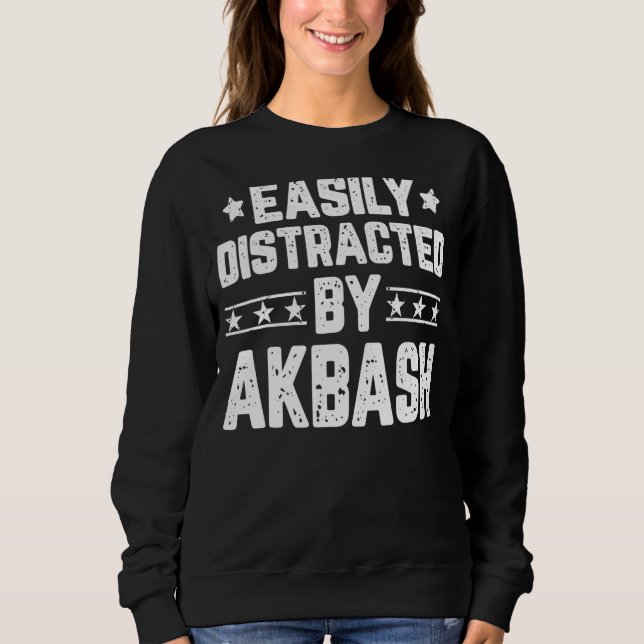 Sweatshirt Facilement Distrait Par Akbash Dog Akbash Akbash (Devant)
