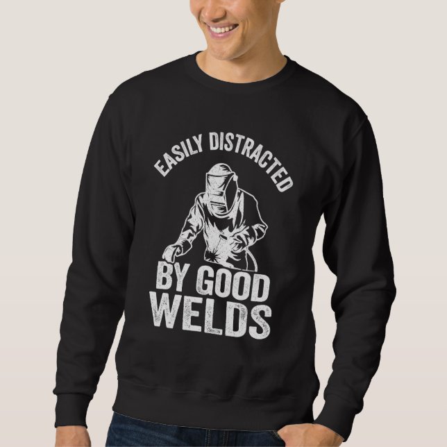 Sweatshirt Facilement Distrait Par De Bons Champs Métal Trava (Devant)