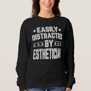 Sweatshirt Facilement Distrait Par Esthéticien Cosmétologue B