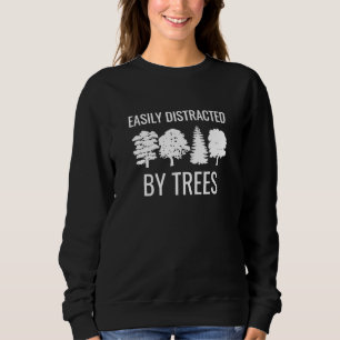 Sweatshirt Facilement Distrait Par Les Arbres