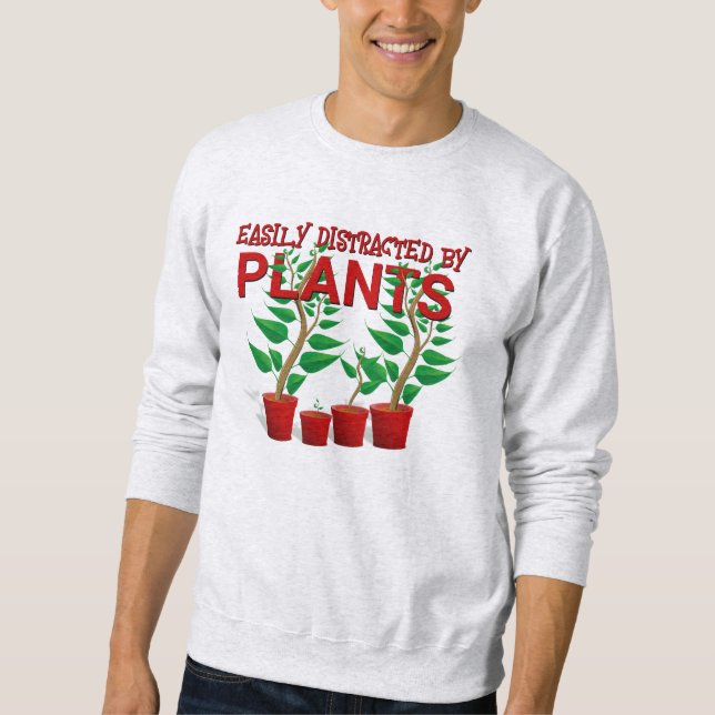 Sweatshirt FACILEMENT DISTRAIT PAR L'Unisex PLANTE (Devant)