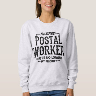 Sweatshirt Facteur à la retraite Lettre Prioritaire