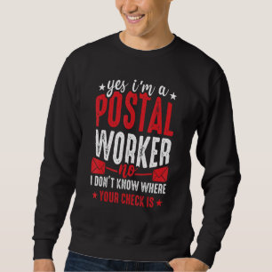 Sweatshirt Facteur  Préposé à la poste  Bureau de poste  2