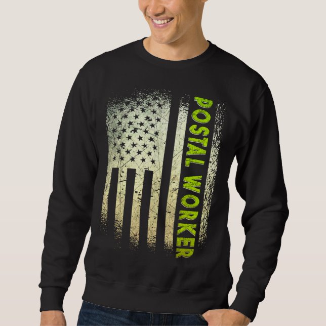 Sweatshirt Facteur Service de Livraison Bureau de Poste Facte (Devant)