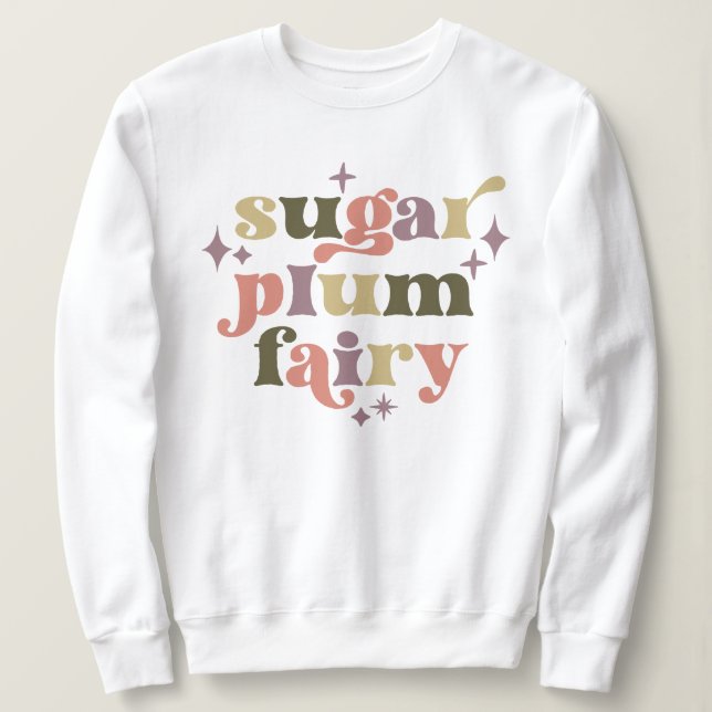 Sweatshirt Faircore Sugar Plum Art (Design devant)