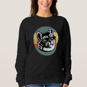 Sweatshirt Faire avec ça Chat qui respire lourdement Coucher 
