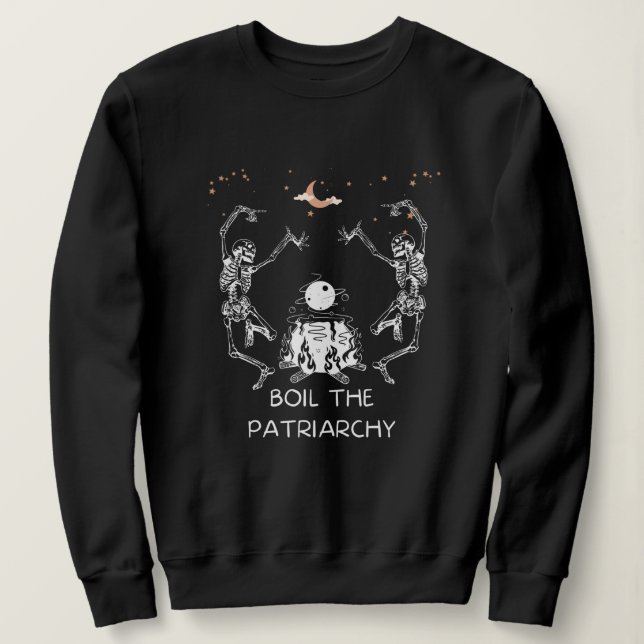 Sweatshirt Faire bouillir le patriarcat (Design devant)