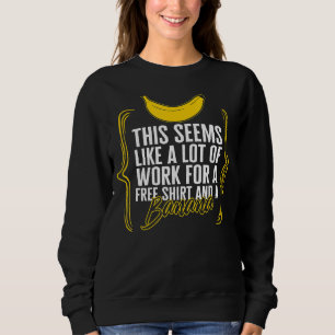 Sweatshirt Faire De La Course Beaucoup De Travail Gratuite Et