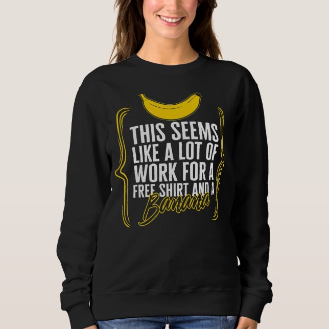 Sweatshirt Faire De La Course Beaucoup De Travail Gratuite Et (Devant)