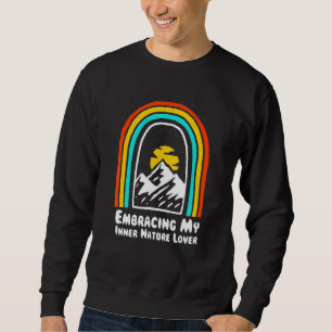 Sweatshirt Faire de l'intérieur Nature Camping Forest Camper 