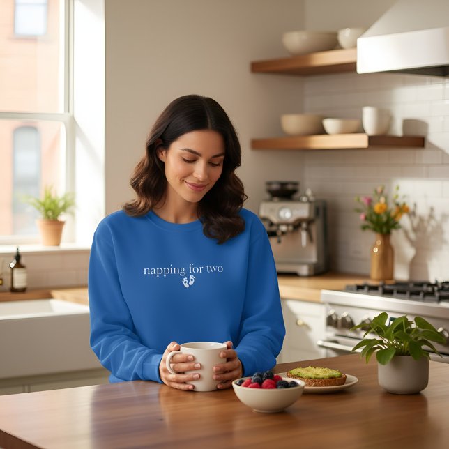 Sweatshirt Faire la sieste à deux, une révélation de grossess (Créateur téléchargé)