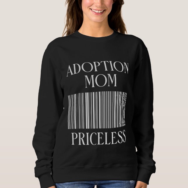 Sweatshirt Faire-part d'adoption Jour 5 (Devant)