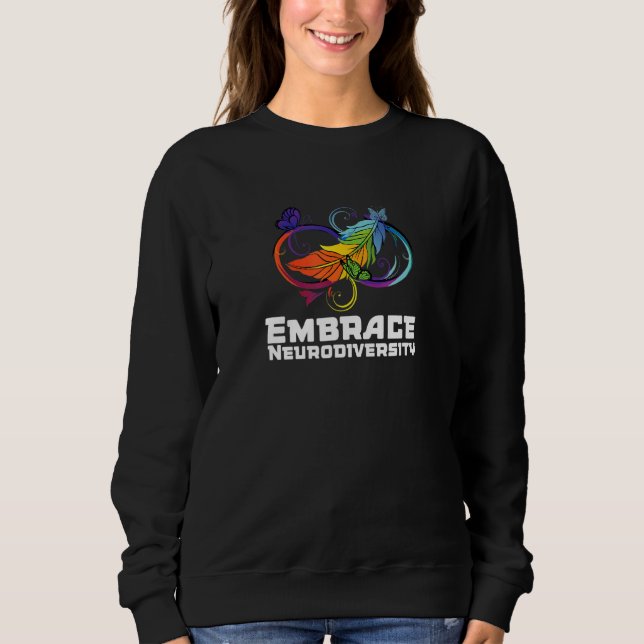Sweatshirt Faire place à la neurodiversité (Devant)