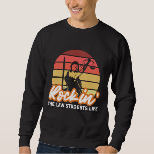 Sweatshirt Faire vivre la vie d'étudiant en droit aux futurs