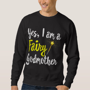 Sweatshirt Fairy Godmère Magique Wand Funny Mama Maman - mon 