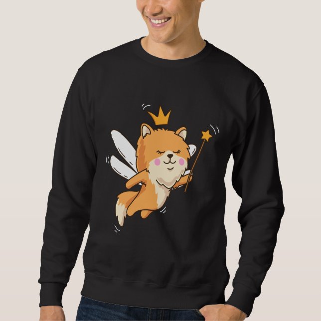 Sweatshirt Fairy Pomeranian Chien Whisperer Keeper Propriétai (Devant)