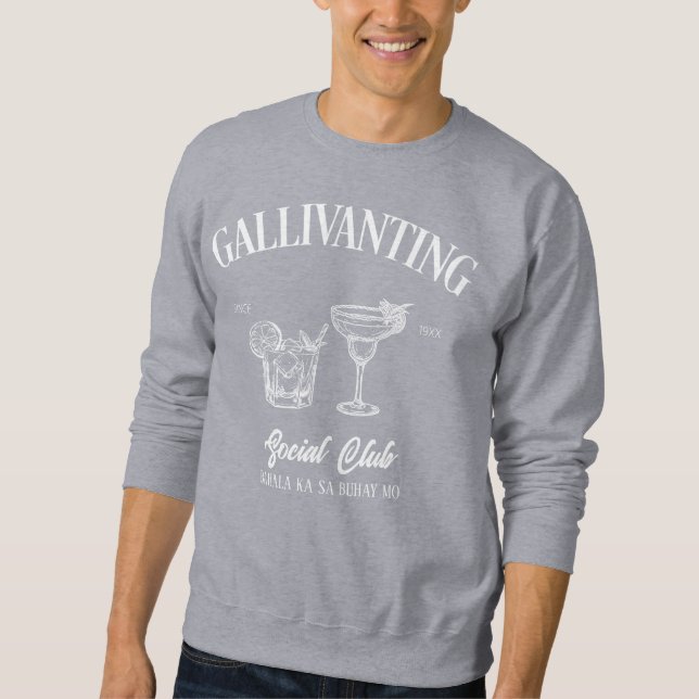 Sweatshirt Fais ce que tu veux de ta vie ! (Devant)