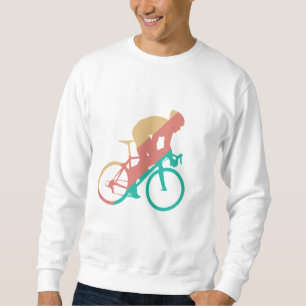 Sweatshirt faisant du vélo