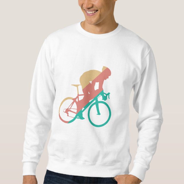 Sweatshirt faisant du vélo (Devant)