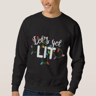 Sweatshirt Faisons Lit Drôle Vêtements de Noël Xma