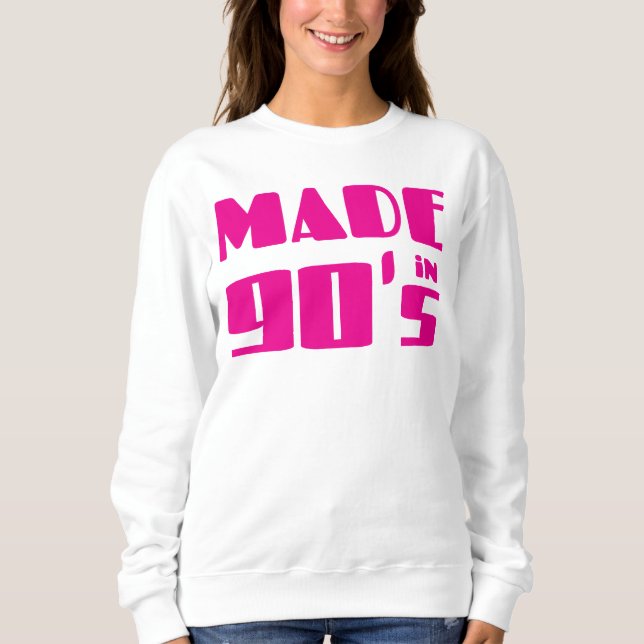 Sweatshirt Fait dans les années 90 (Devant)