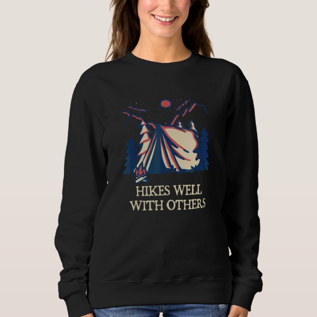 Sweatshirt Fait De Randonnées Avec D'autres Amis De Randonnée (Devant)